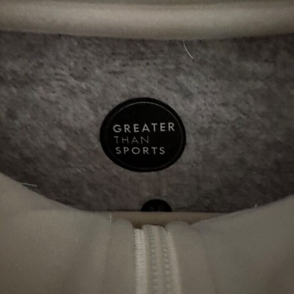 GTS Heather gray sweater fleece pullover 1/4 zip with kangaroo front pocket M - Picture 5 of 14